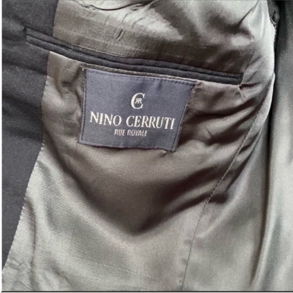 Men's Nino Cerruti Fully Lined Wool Sports Coat Blazer Size 44R - Picture 7 of 9